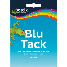 Right Bostik Blue Tack - Original Re-Usable Adhesive: Stick - Position - Hold