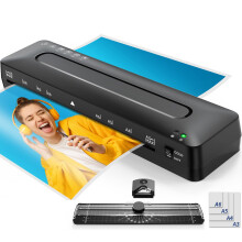 A3 Laminator Machine Laminating Machine - Cold and Thermal Laminator with Laminating Sheets for A3/A4/A5/A6