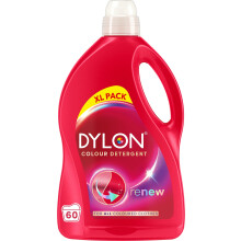 Dylon Colour Detergent (60 Wash Loads), Liquid Laundry Detergent for all Coloured Clothes, renewing in every wash with optimal results in 10 washes