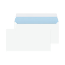 Blake Purely Everyday DL 110 x 220 mm 100 gsm Peel and Seal Envelopes (23882/50 PR) White - Pack of 50
