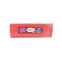 The Original Plasticine, One Colour Slab 400g - Red, Modelling Clay for Professional Animators and Model Makers, Easy to Shape and Mould