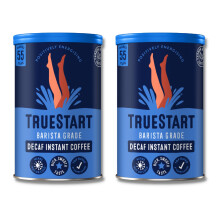 TrueStart Instant Coffee – Barista Grade Decaf, Smooth Medium Roast, Full Flavour Premium Freeze Dried - 100% Brazilian Arabica