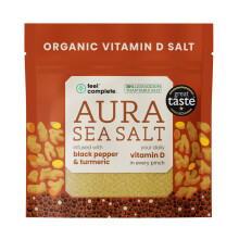 Feel Complete | Organic Aura Sea Salt | Turmeric Black Pepper Ginger Cinnamon Infused Celtic Sea Salt | Daily Vitamin D In Every Pinch