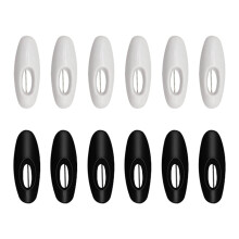 12pcs Hijab Pins,HijabPins ScarfPins,6 White and 6 Black Hijab Sari Pins,Shawl PinsPlastic Scarf Pin Safety PinsBaby Clothes Pin Brooch PinsFor