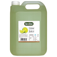 Bevelini Mediterannean 100% Pure Lime Juice, 4l Made from Fresh