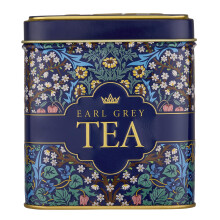 New English Teas Victorian Garden Tea Tin with 32 Earl Grey Teabags – Tapestry Inspired Tin with Decorative Daises