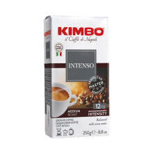 Kimbo Coffee Intenso Ground Coffee 250g | Italian Ground Medium Roast | Full Bod