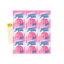 Dessert Bundle with Pearce Duff's Strawberry Blancmange 35g x9 and Intrinsic Treats Shopping List Card