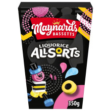 Maynards Bassetts Allsort Liquorice Sweets Gift Box, Assorted Liquorice Candies, Perfect for Sharing or Gifting, 350 g (Pack of 1)