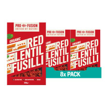 Profusion Organic Red Lentil Fusilli, 250g - Grain-Free, High Protein & Vegan-Friendly