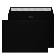 Blake Creative Colour C5 162 x 229 mm 120 gsm Peel & Seal Wallet Envelopes (45314) Jet Black - Pack of 25