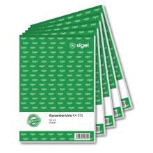 Sigel KA515 Cash Report A5 – 50 Sheets 5 piece