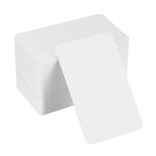 150 Pcs Blank Kraft Cards, White Business Message Cards, Craft Words Cards Paper, Flash Cards Blank for Learning, Study, DIY, Memory, Note