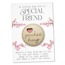 Maise & Rose A Little Pocket Hug For Friends Token | Hug Gift | Thinking Of You | Miss You | From Friend | Cheer Up Gift | Letterbox Gift