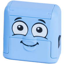 COLOP - COLOP Marky Blue Customizable Child-Friendly DIY Textile Stamp Kit - 1 Set