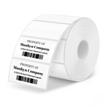 MUNBYN 57mmx32mm Direct Thermal Labels, Self-Adhesive Address Shipping Thermal Stickers, BPA&BPS Free Barcode Thermal Papers-1 Roll,1000 Labels