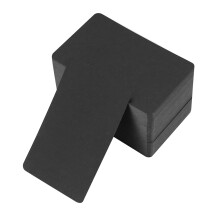 150 Pcs Blank Kraft Cards, Black Business Message Cards, Craft Cards Paper, Flash Cards Blank for Learning, Study, DIY, Memory, Note
