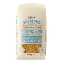 Rummo Gluten Free Elbow Pasta No.160 - Masterfully Made Italian Pasta, Perfect for Gourmet Creations, 400 g (Pack of 1)