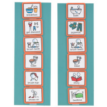 Morning and Bedtime Routine Chart to support routine and transition for children, early years, toddlers, autism, adhd, speech and language difficulti
