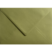 C5 Coloured Envelopes for A5 Greeting Cards Wedding Invitations & Crafts V Flap, Peel & Seal Flap (162x229mm) Pack of 50 (Olive Green)