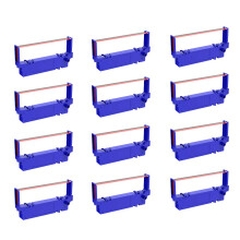 Bigger 12-Pack Compatible SP700 3157BR 30980721 Printer Ribbon B/R Replacement for Star SP-700BR, RC-700BR, SP-712, SP-712R, SP-742, SP-742R Ink Ribb