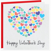 Romantic Valentines Card for Him or Her - Valentine's Day Card for Girlfriend, Boyfriend, Husband or Wife - Valentine's Day Card for Fiance Fiancee
