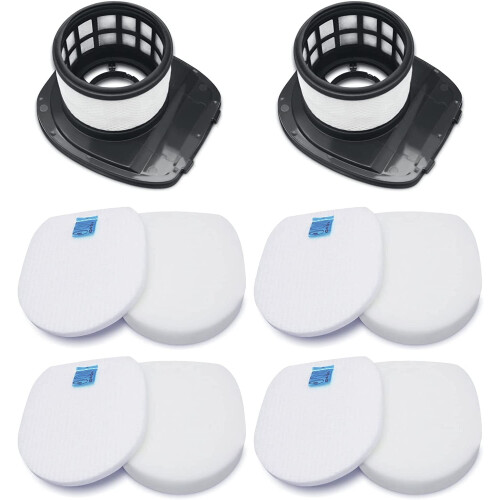 Shark IX141 stofzuigerfilter vervangingsset (2-pack en 4-pack)