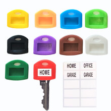 Key Covers with Labels Easy Identification Key Caps 10 Piece Set Fun and Functional Key Cover Caps Make Your Keys Stand Out Never Lose Your Keys