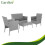 Gartenmöbelset aus grauem Rattan - 2 Stühle, Sofa, Tisch 14