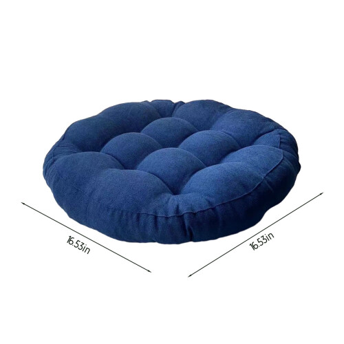 Round knitted memory foam seat cushion vintage pattern 1 2