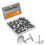 Mr. Pen Thumb Tack, Flat Push Pins, Silver Thumb Tacks, 500 Pack 1