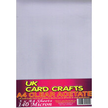 A4 Acetate - 5 Sheets per Pack, 140 Micron - UKCC0001
