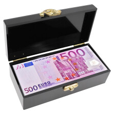 Black Acrylic Lockable Cash Box, Money Box for Cash, Money Holder, Cash Organizer, Single Row Currency Tray, Money Storage Box