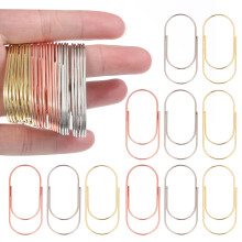 30 PCS Large Paper Clips 3 Colors Big Jumbo Paperclips Huge Paper Clips Smooth Non Skid Multicolored Mega Giant Colored for Office School Document