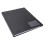 Rapesco 1650 Germ-Savvy Antibacterial, Hardcover Polypropylene Presentation Folder 36 Pockets A4, Black 1