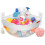 Panier de douche triangulaire en filet pour jouets de bain 1