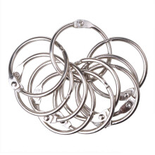 20 Pcs Metal Book Rings, 25mm Loose Leaf Binder Rings, Silver
