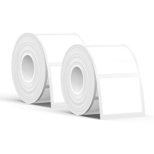 SUPVAN T50M Series Label Maker Tape, 2 Rolls 40mm  30mm 250 Labels/Roll Genuine Laminated Thermal Label Tape Refill