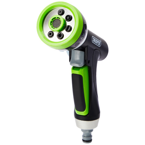 Draper Draper 7 Pattern Hose Pipe Spray Gun | Garden Hose Nozzle | Watering Tool | Lockable Trigger | Universal Connector | 25293 2
