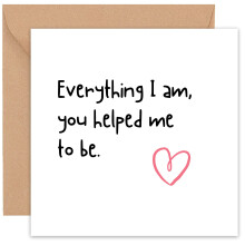 Mothers Day Card - for Mum - Mothers Day Card Funny - Cards - From Daughter Son Both of Us Kids Wife Husband - Cute Sentimental Step Mum Mom Mam