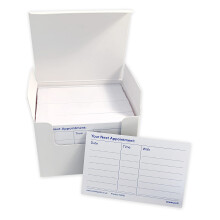 Appointment Reminder x 200 in a Handy Dispenser-Style Box – Ideal for Medical & Dental Practices, Salons, Spas, Beauticians, Hairdressers