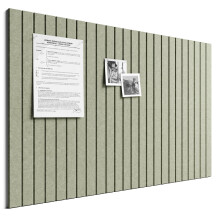 Bumusty Large Cork Board Alternative-36 x 24" Felt Bulletin Board Tiles, with 30 Pushpins, 40 Adhesive Tabs, 6-Pack Slat Wall Paneling