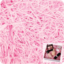 100g Shredded Tissue Paper for Gift Boxes Pink, 100 Grams Pink Soft Shredded Paper for Hampers Filling and Packaging Filler Shreds Stuffing Paper for