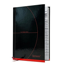 A6 Index Book Address Notebook A-Z Notes Organiser Tabbed Book Hard Cover Pocket Small Notebook Pad Ruled Book 192 Pages