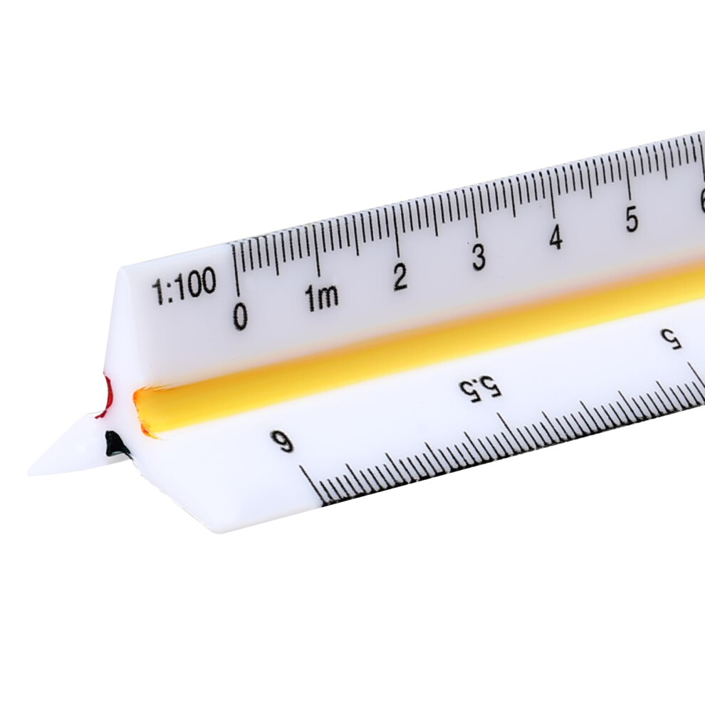 Photos - Floor Scales Aruicheng Architectural Triangular Scale - 30cm Metric 1:20, 1:25, 1:50, 1:75, 1:100, 1:125 for Architects & Engineers