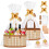 Dreamtop 2 Set Empty Hamper Baskets, Woven Bamboo Gift Basket Hamper Kit with Handles 1