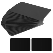20 pcs Rewritable NFC Tag Black NTAG 215 PVC Cards, Easy Programmable Business Cards with 504 Bytes Memory Compatible with All NFC Enabled Devices