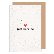 Edition Seidel Premium Wedding Greeting Card with Envelope. Wedding Card Greeting Card Marriage Just Married Wedding Day Bride and Groom Heart Love
