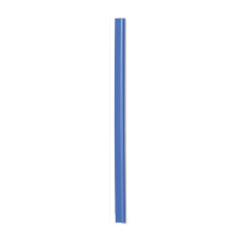 Durable A4 Spine Bar 6mm Blue - Pack of 100 - Quick and Easy Binding for Unpunched Documents - Holds Up to 60 A4 Sheets