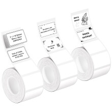NIIMBOT 3 Rolls Label Maker Tape Thermal Paper Waterproof Labels Thermal Printer Labels with Self-Adhesive for B21/B1/B3S Label Maker